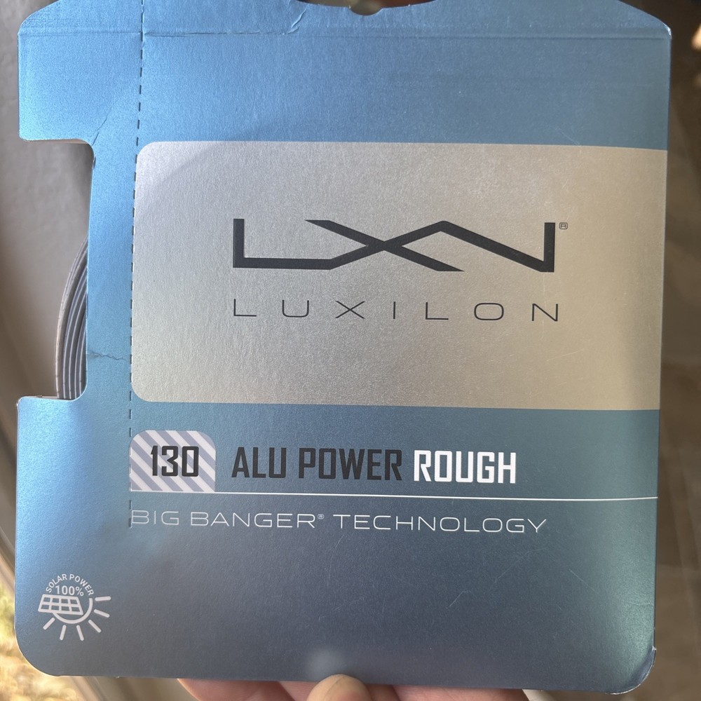 Luxilon Alu Power Rough 130 Tennis String Silver