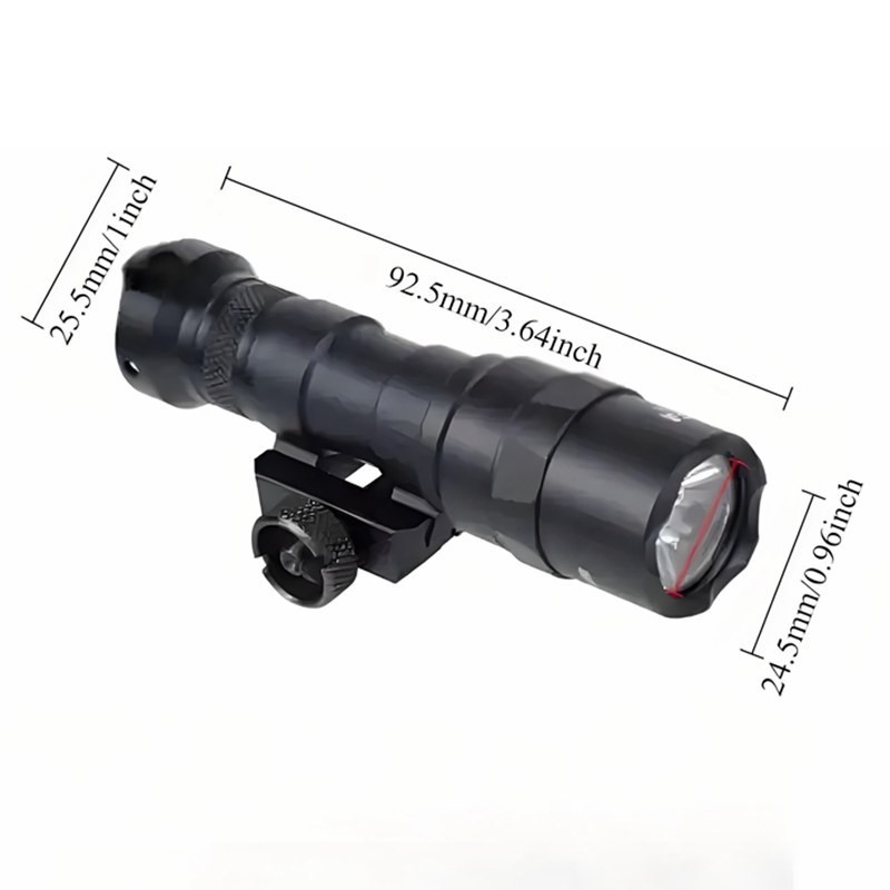 Tactical M300B Light LED Flashlight M300 Weapon Remote Switch Constant Momentary