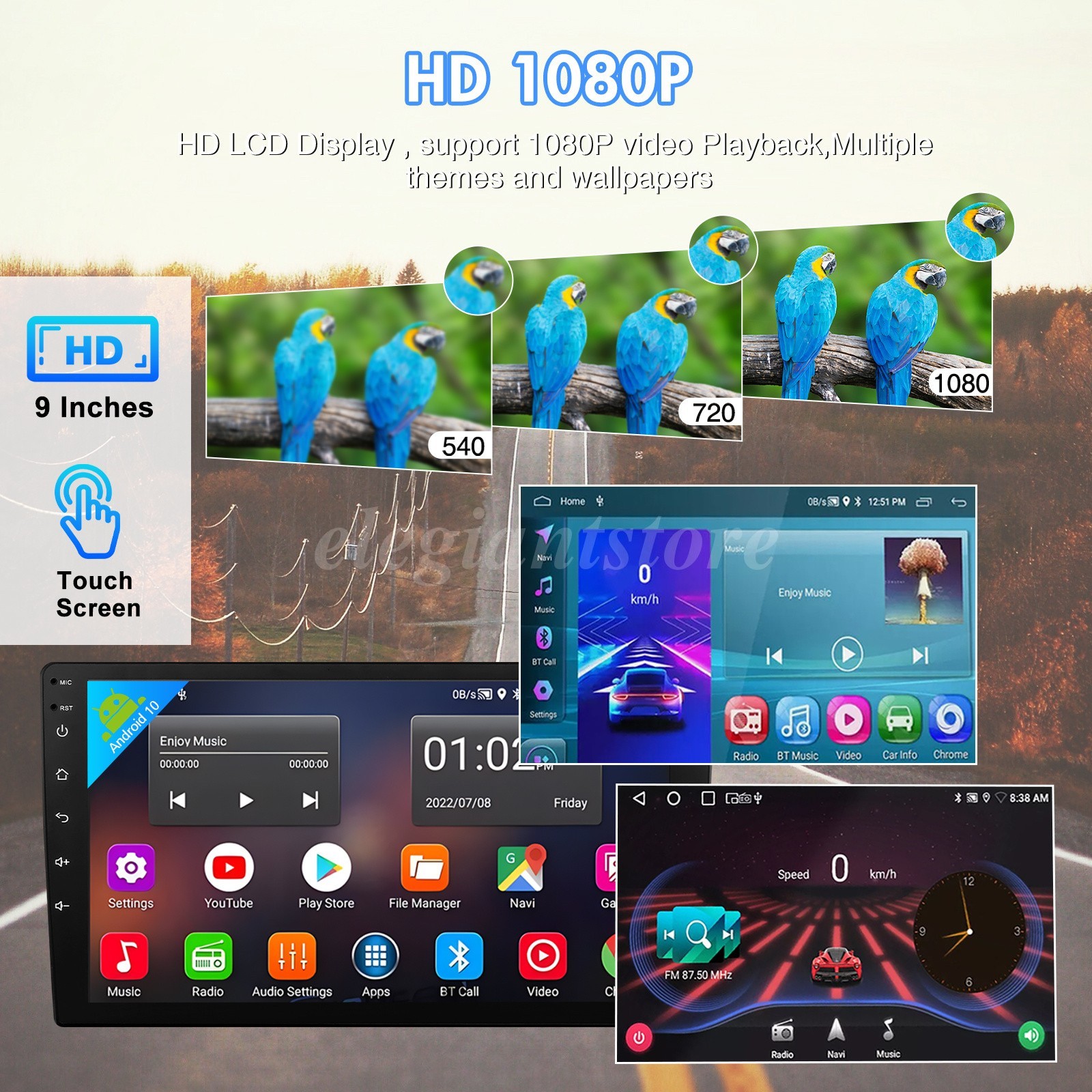 Apple Carplay For 2012-2015 Honda Civic Car Stereo Radio Android GPS Navi