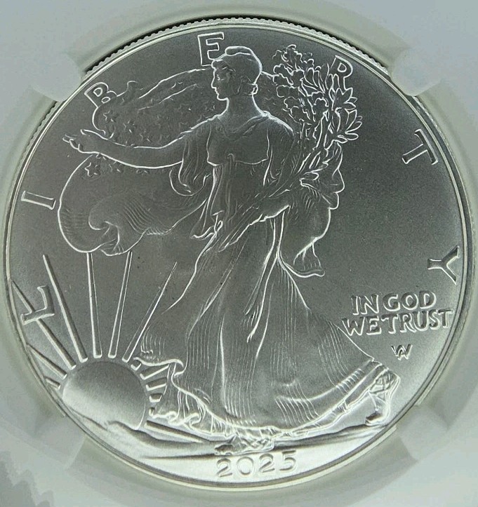 2025 $1 AMERICAN SILVER EAGLE NGC MS70 🔥 REDBOOK LABEL 🔥