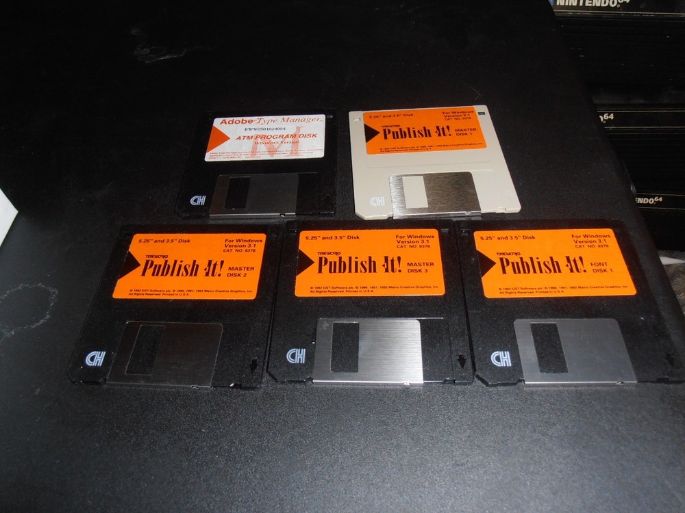 Timeworks Publish It! (PC, 1992) Complete