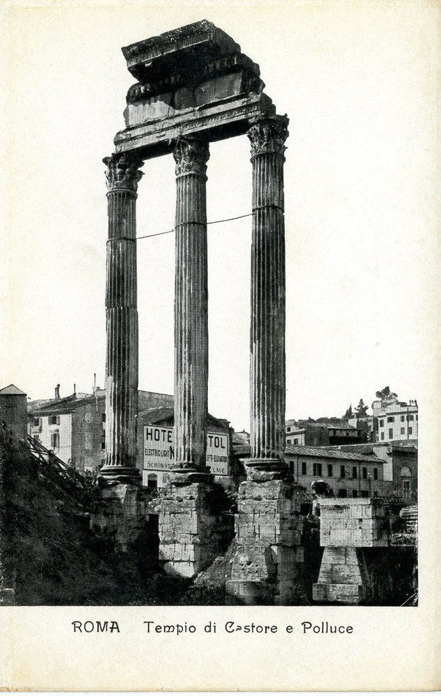 ITALY - ROMA - TEMPIO  DI  CASTORE  E  POLLUCE - PC49