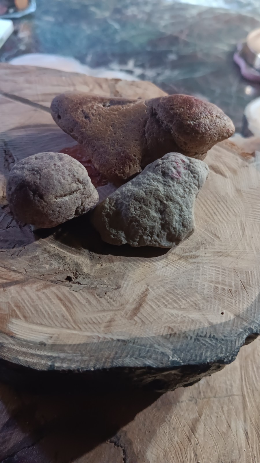 rare bird effigys from coushatta  tribe  mound-find