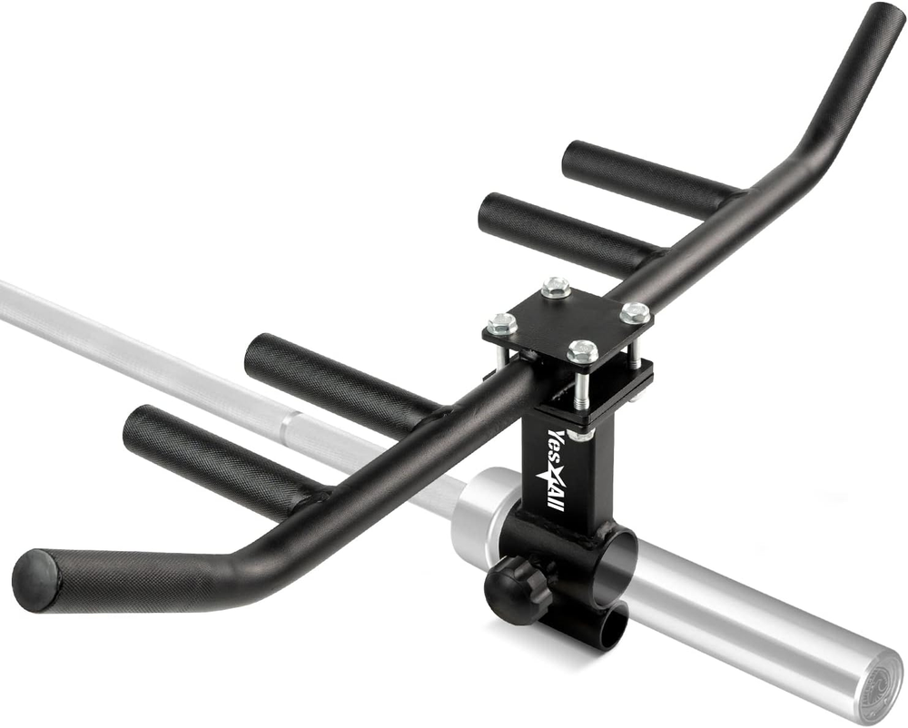 Multi-Grip Rowing Landmine Handle for T Bar & LAT, Fits 1 & 2" Bars