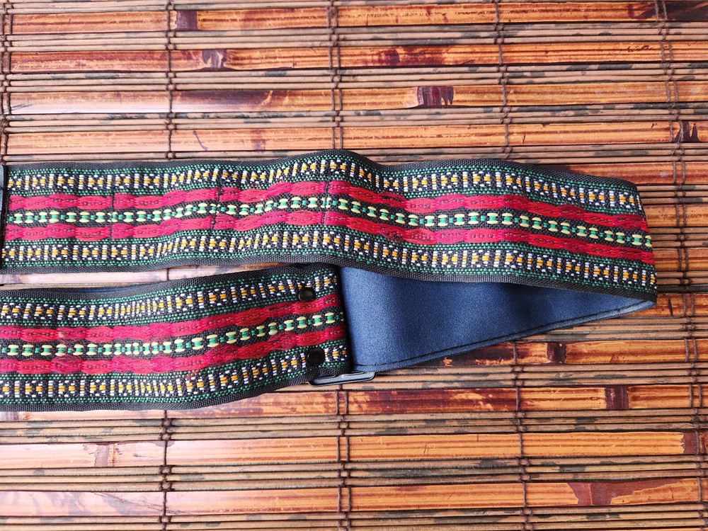 Hippie Camera Strap Adjustable Geometric Design Multicolor, NICE!!!