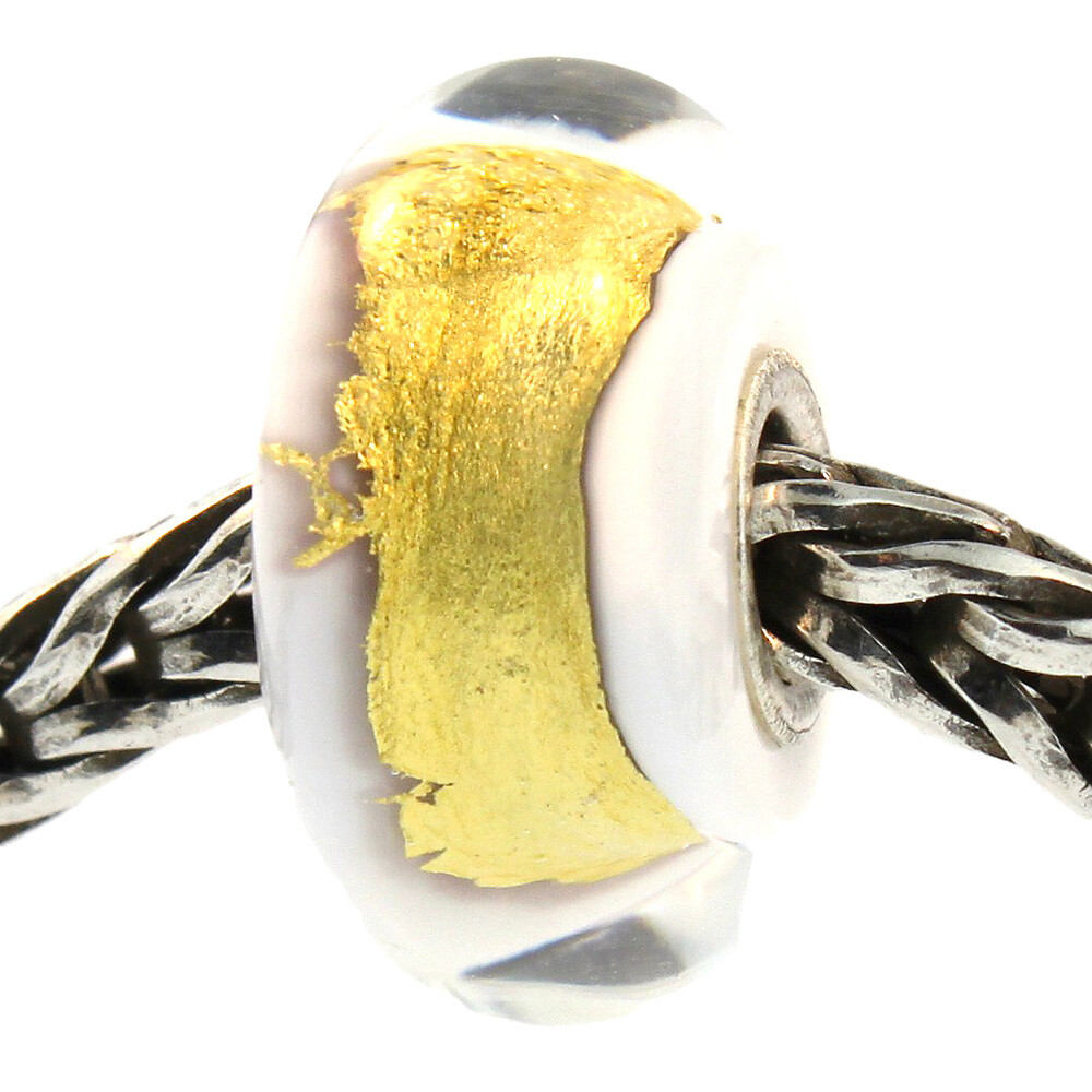 Authentic Trollbeads Glass 62007 Crown Chakra :1