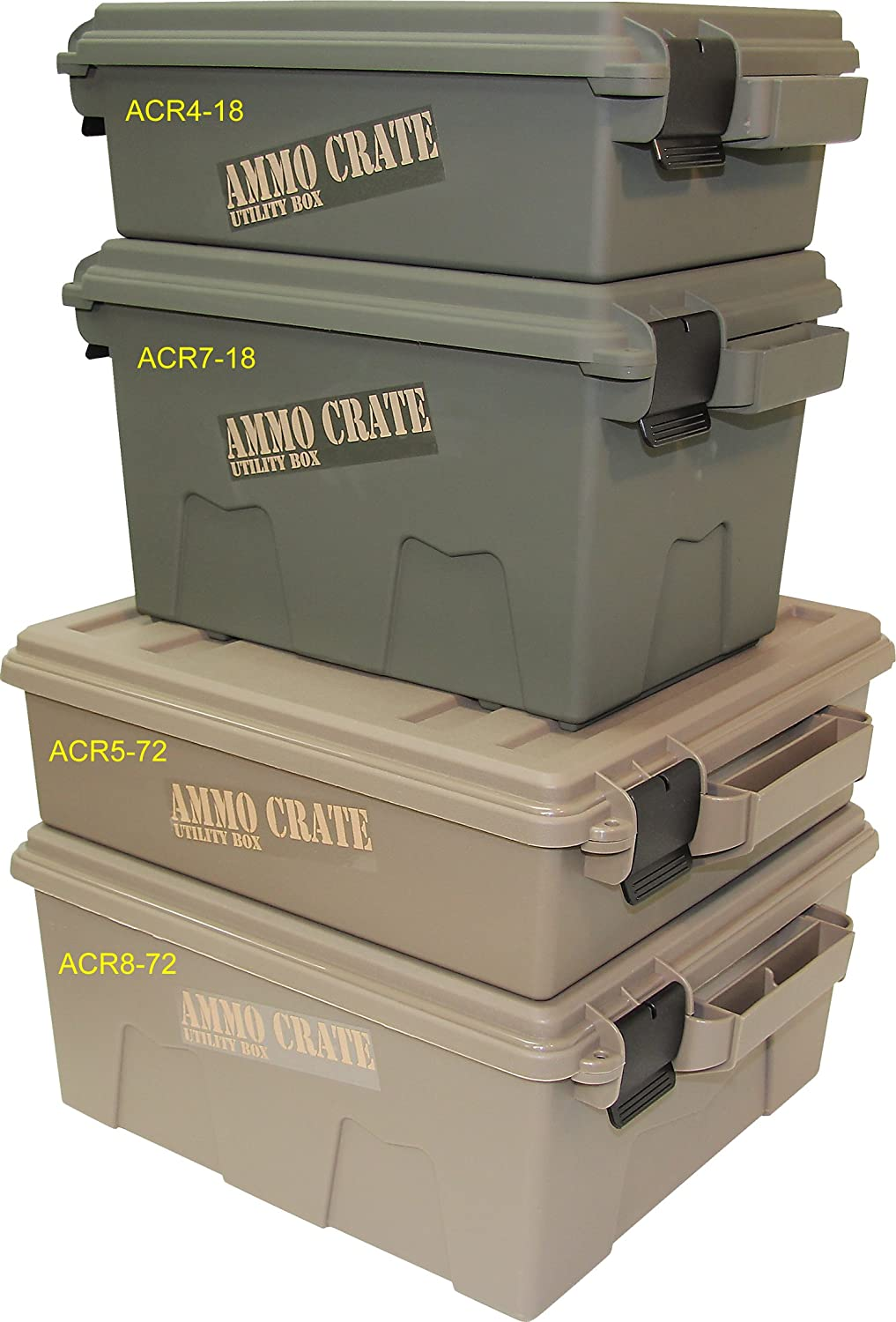 MTM ACR4-18 Ammo Crate Utility Box-Carry up to 65lbs of gear-Stackable design, d