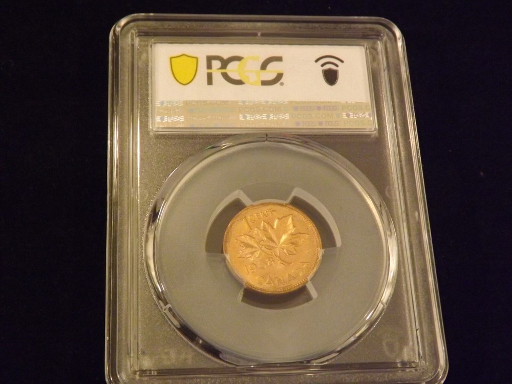 1968 1C Canada PCGS MS 64 RD