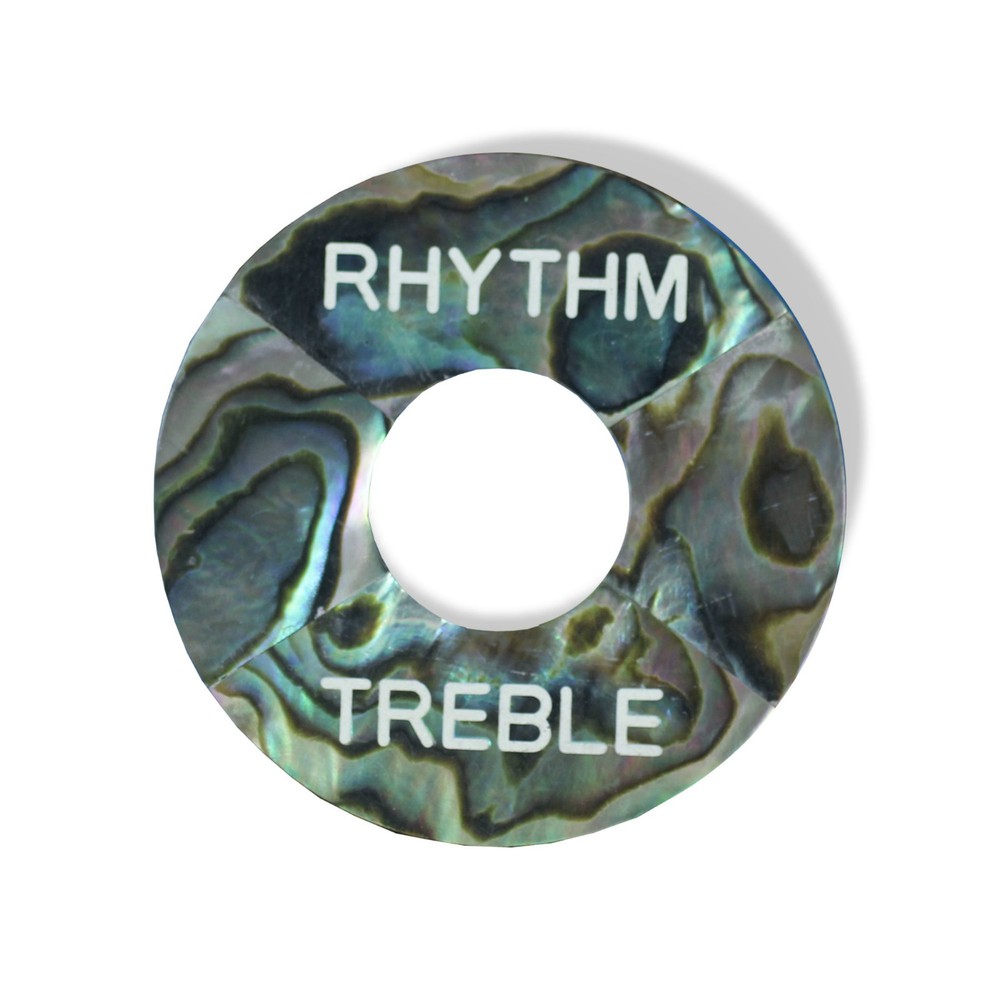 Toggle Switch Plate Abalone Shell Rhythm Treble 081329AB