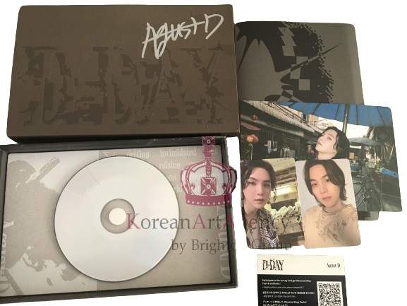 BTS Suga D-Day Brown Version Autographed