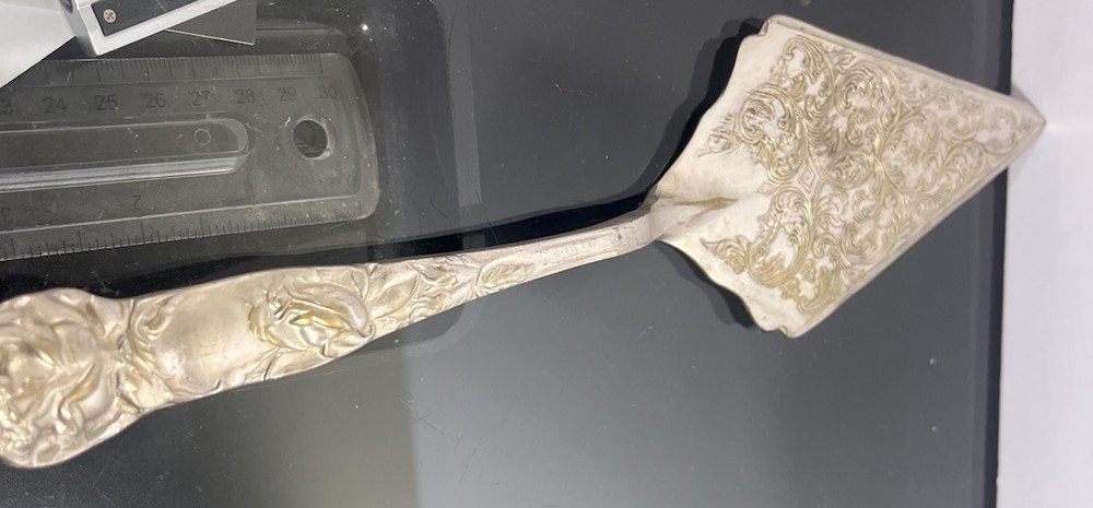 Vintage F. B. Rogers Italy Silverplate 12” Dessert Server