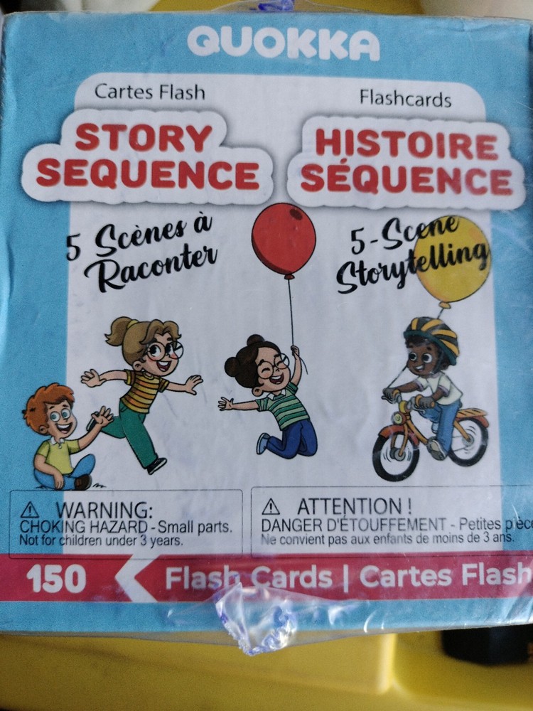 QUOKKA 150 Flash Cards Story Sequence New