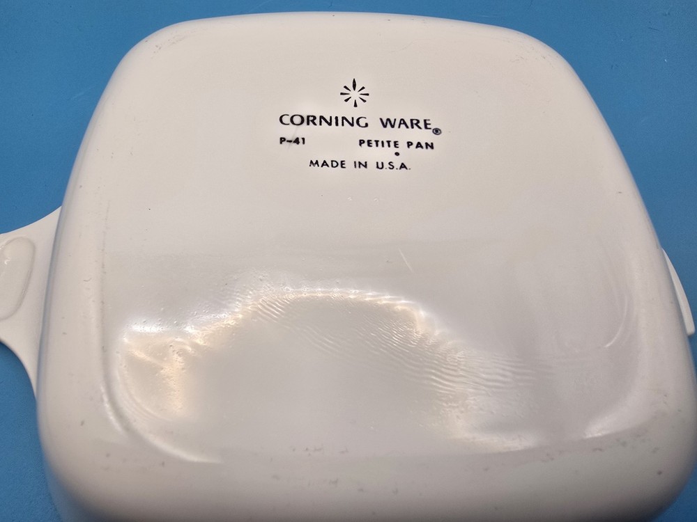 Vintage Corningware Petite Pan Set Cornflower