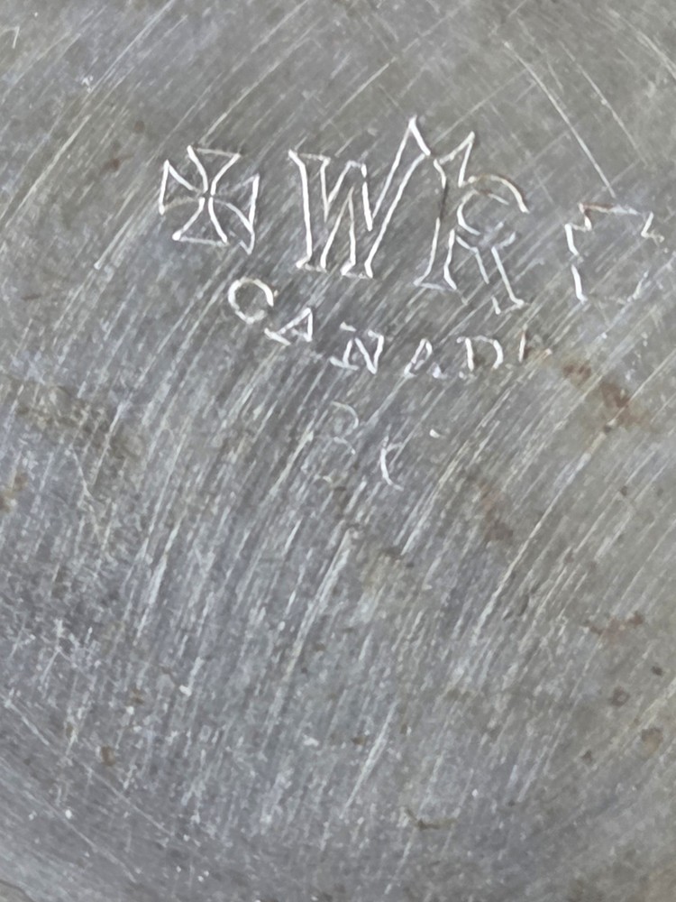 Vintage William Rogers Teapot Scrollwork Silver-plate Handle Lid