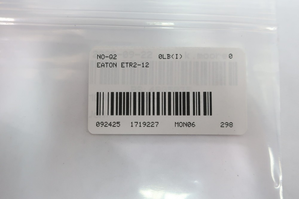 Eaton ETR2-12 Time Delay Relay 24-48v-dc