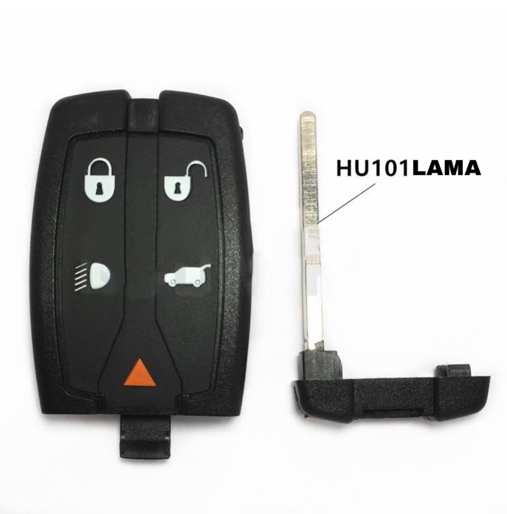 5 Button Blade Key Cover Shell Compatible for Land Rover Freelander 2