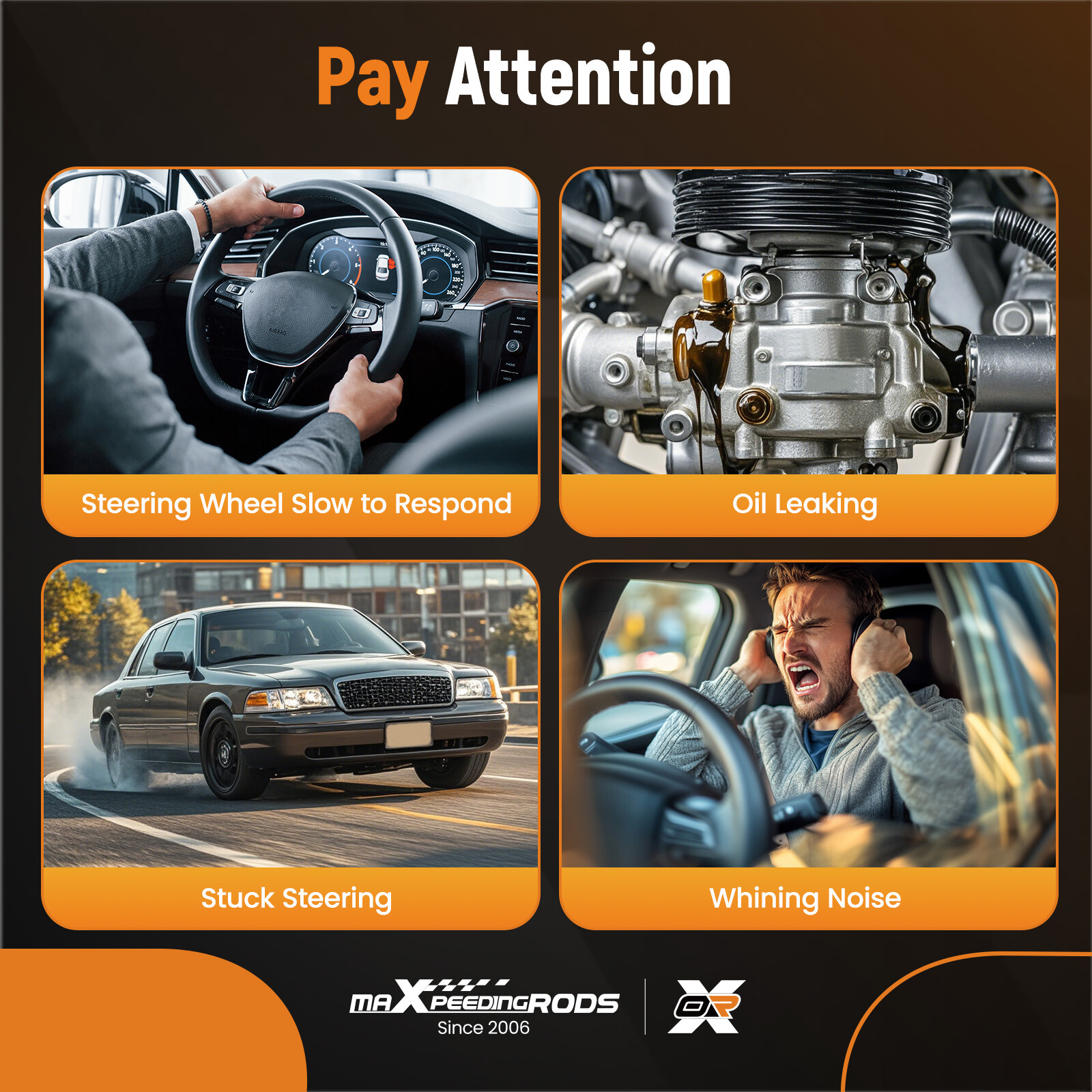 Power Steering Pump w/ Pulley For Chrysler 200 Dodge Avenger 2008-2014 20-2402