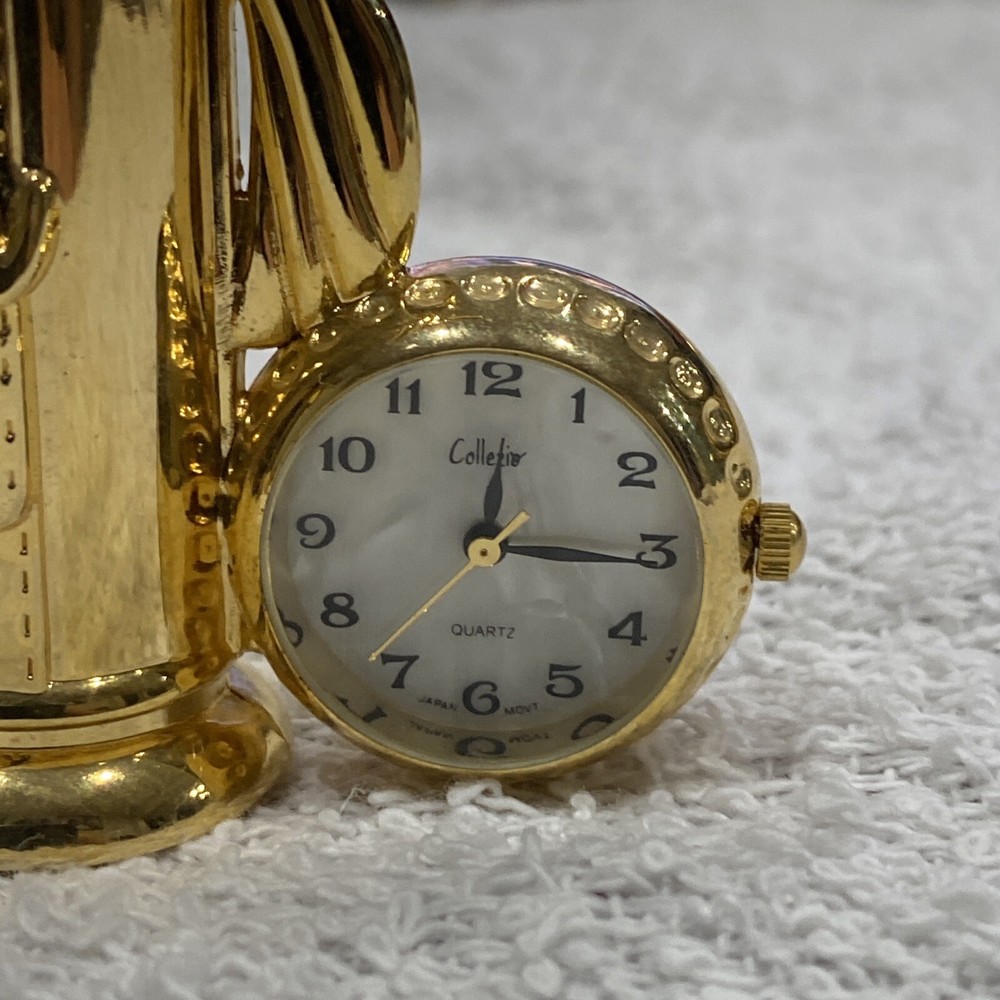 Quartz Miniature Golf Club Bag Clock - Not Tested