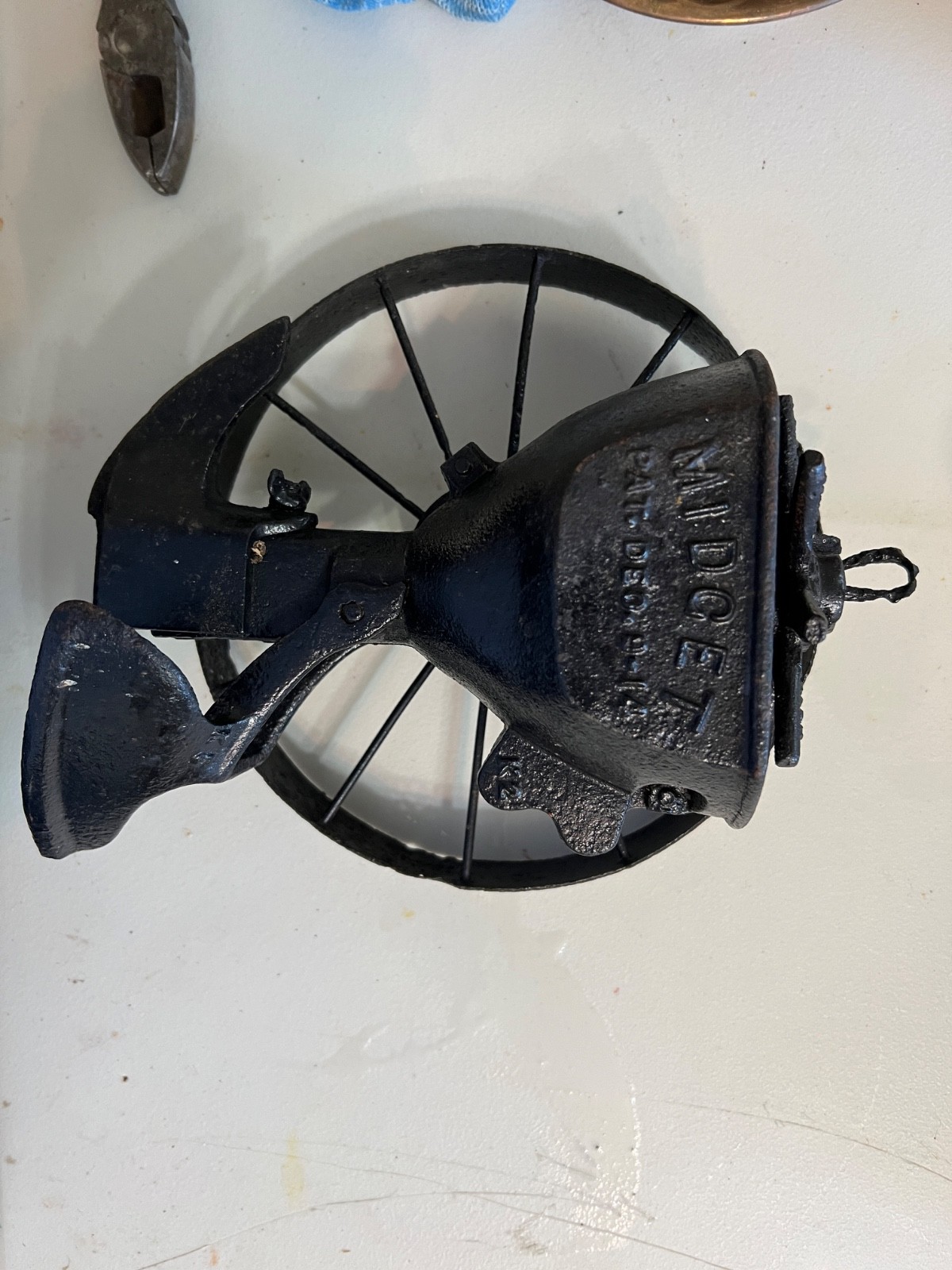 VTG/ATQ “Midget” Garden Seeder Pat Dec 9 14, Display only, doesn't not rotate