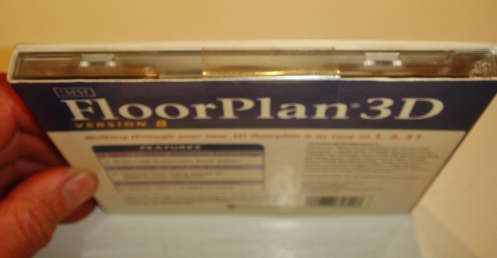 ISMI FLOORPLAN Vers 8 Software Windows PC 3D CAD design floor plan building DIY