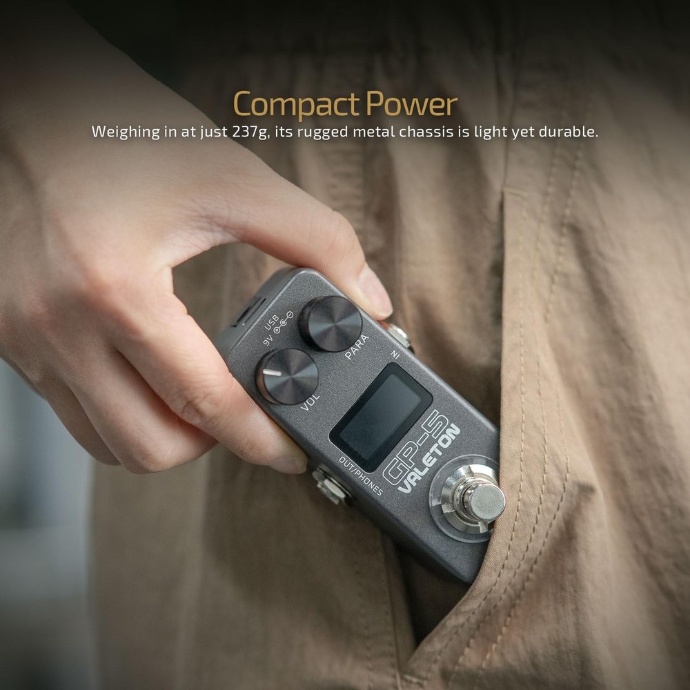 Compact MultiEffects Processor with NAM/IR Loader & TRS Cable Included