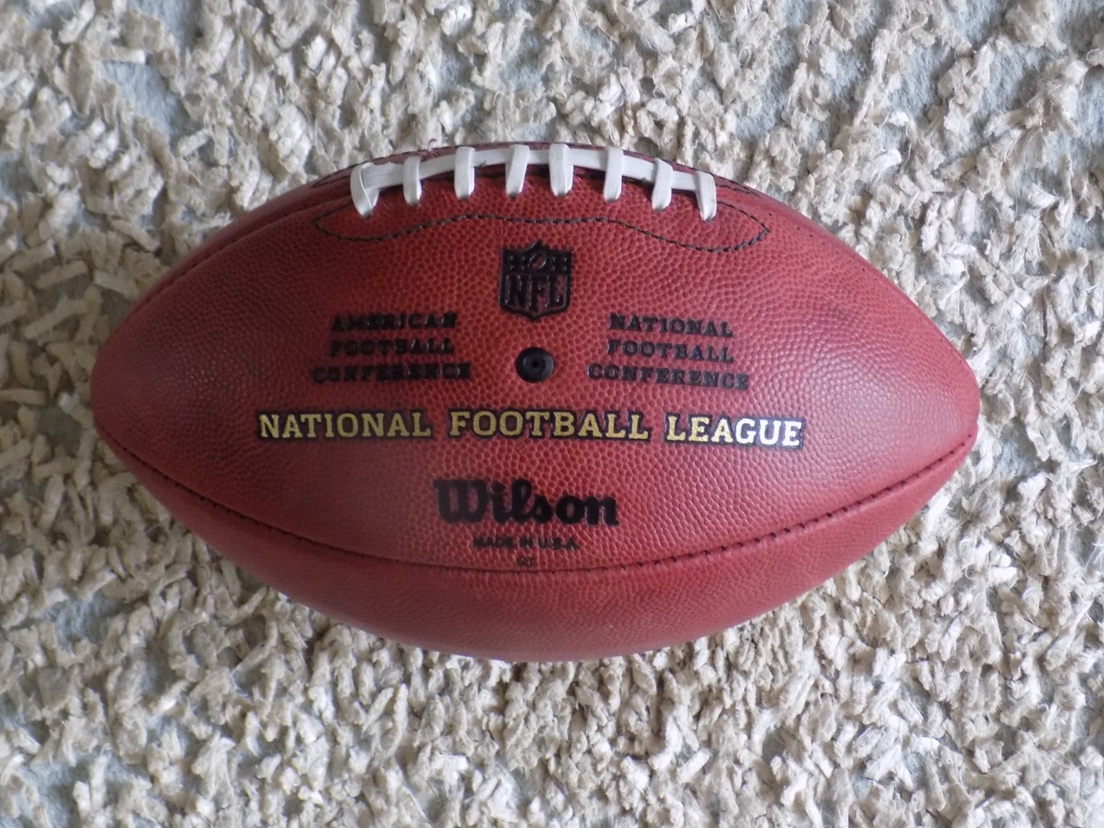 Philadelphia Eagles Game Used Duke NFL Football Presentation Trophy Gameball