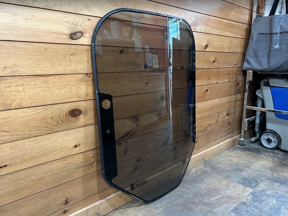 Tinted Bobcat M Series 2-Hole Forestry Windshield Replacement #7155308