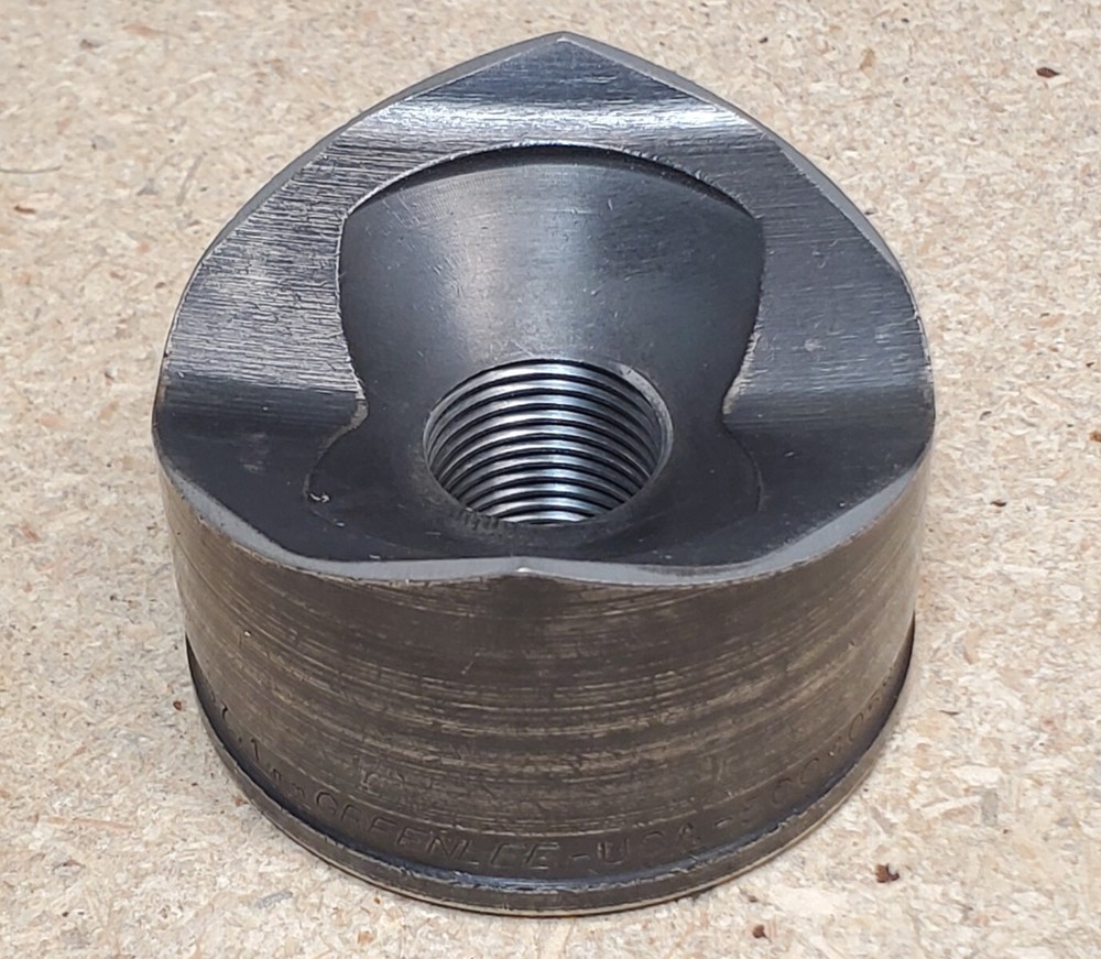 Greenlee No. 730 - 2 1/4" diameter punch - knockout