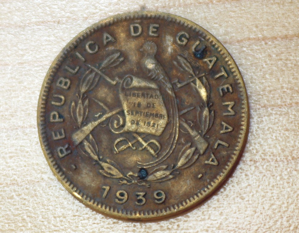 1939 Guatemala 1 Centavo