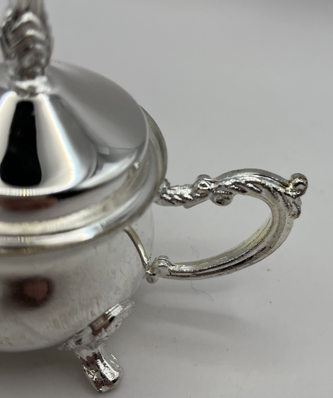 Vtg Godinger Silver Art Co. Silver Plated 4 Pc. Miniature Coffee Set