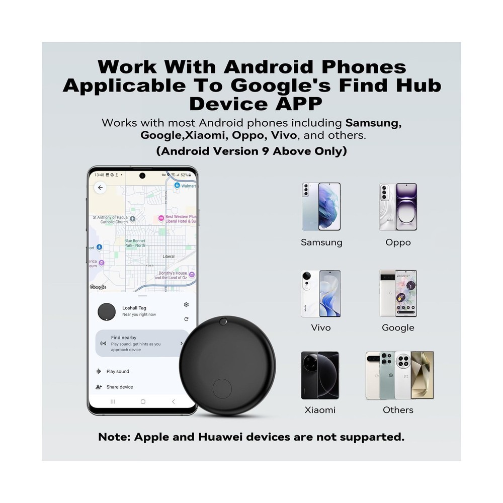 Air Smart Tags-2 Pack for Android, Google Android Tag Tracker Work ... Fast Ship