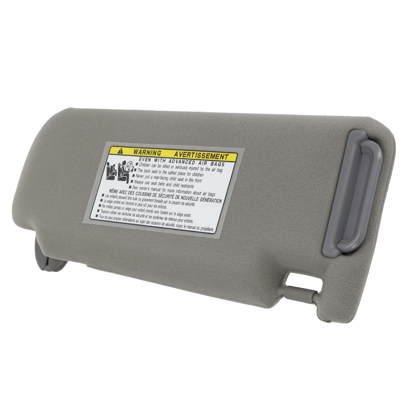 Driver + Passenger Sun Visor for Toyota Camry 12-17 74310-06590-B1 Gray