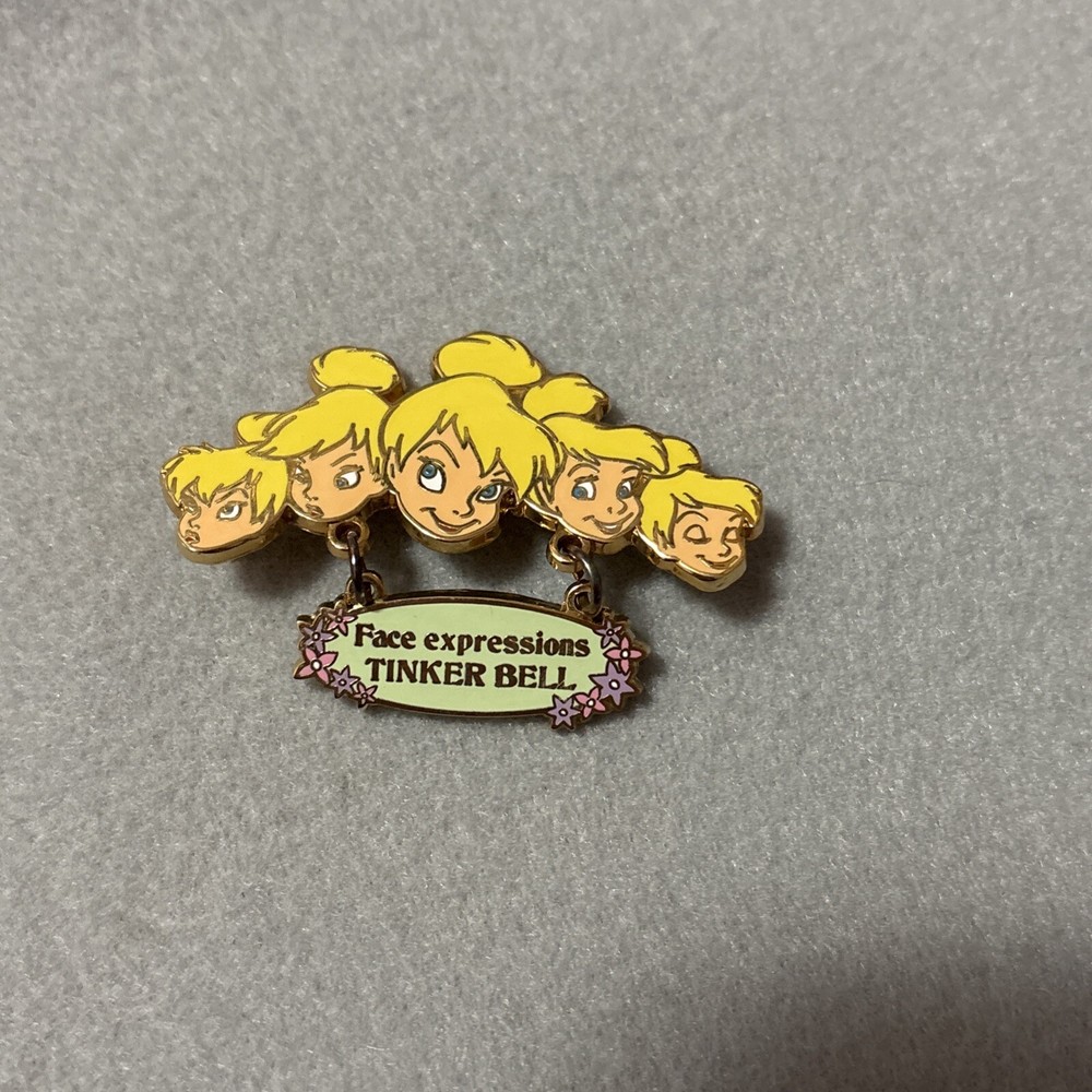 Disney Store Tinker Bell Face Expressions Pin