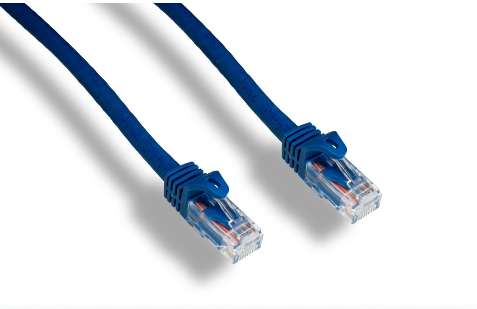 Cat6A 10G UTP patch cable molded 1ft 2ft 3ft 5ft 7ft 10ft 15 Lot of 1,5,10 Blue