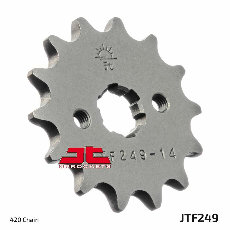 JT Front Sprocket 14 14T Tooth Kawasaki KLX110 2002-2026 Honda GROM 125 13-26