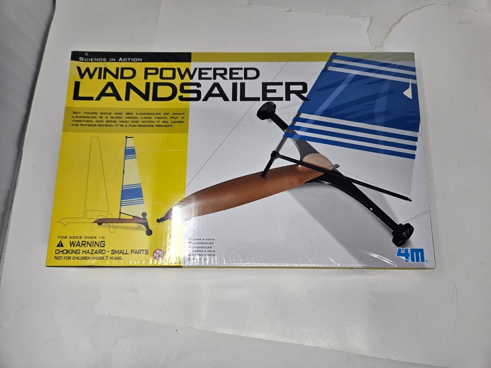 Wind Powered LandSailer Kit 4M DIY Learning