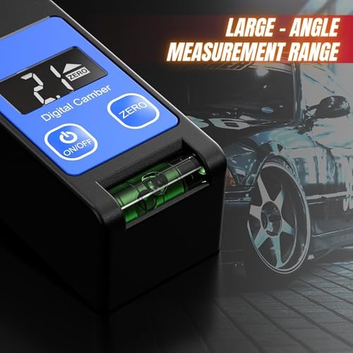 Digital Magnetic Camber Alignment Tool, Universal Automotive Wheel Alignment