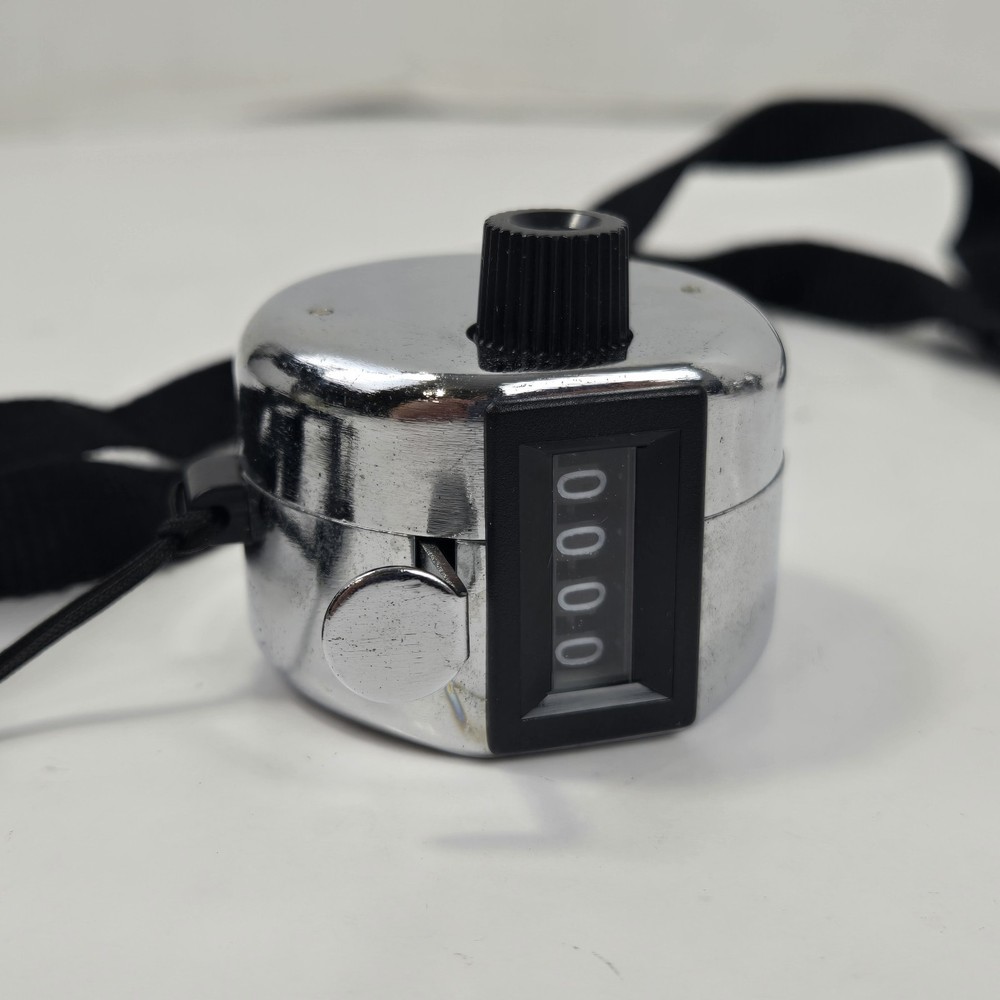 5 Handheld Tally Counters, 4 Digit Lap Counters, Manual Mechanical Clickers EUC