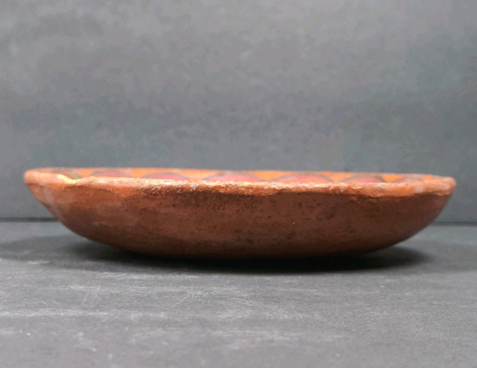 Pamunkey Indian Reservation 6“ Pottery Plate "Laughing Water" Signed READ SEE