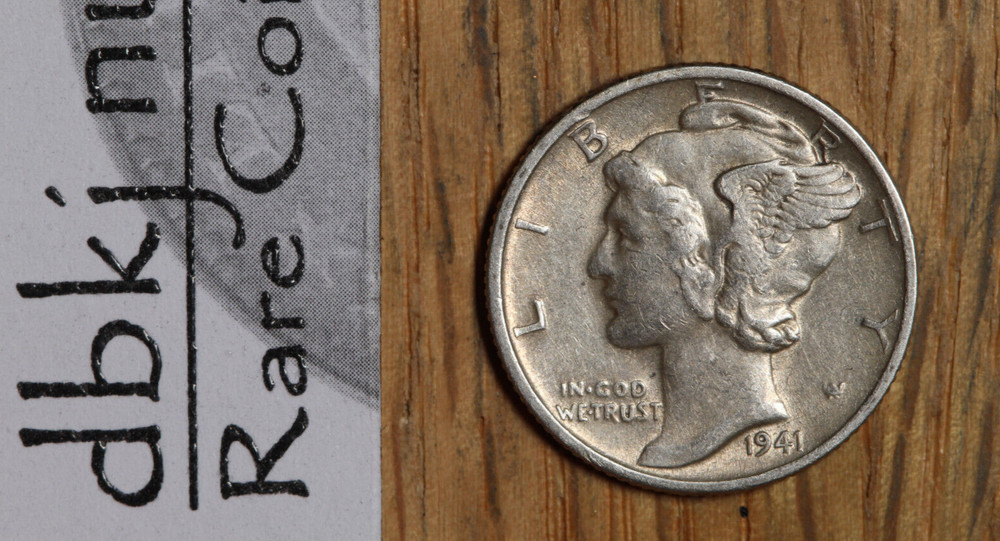 1941 (P) Mercury Dime 10¢ - XF EF - Extra Fine