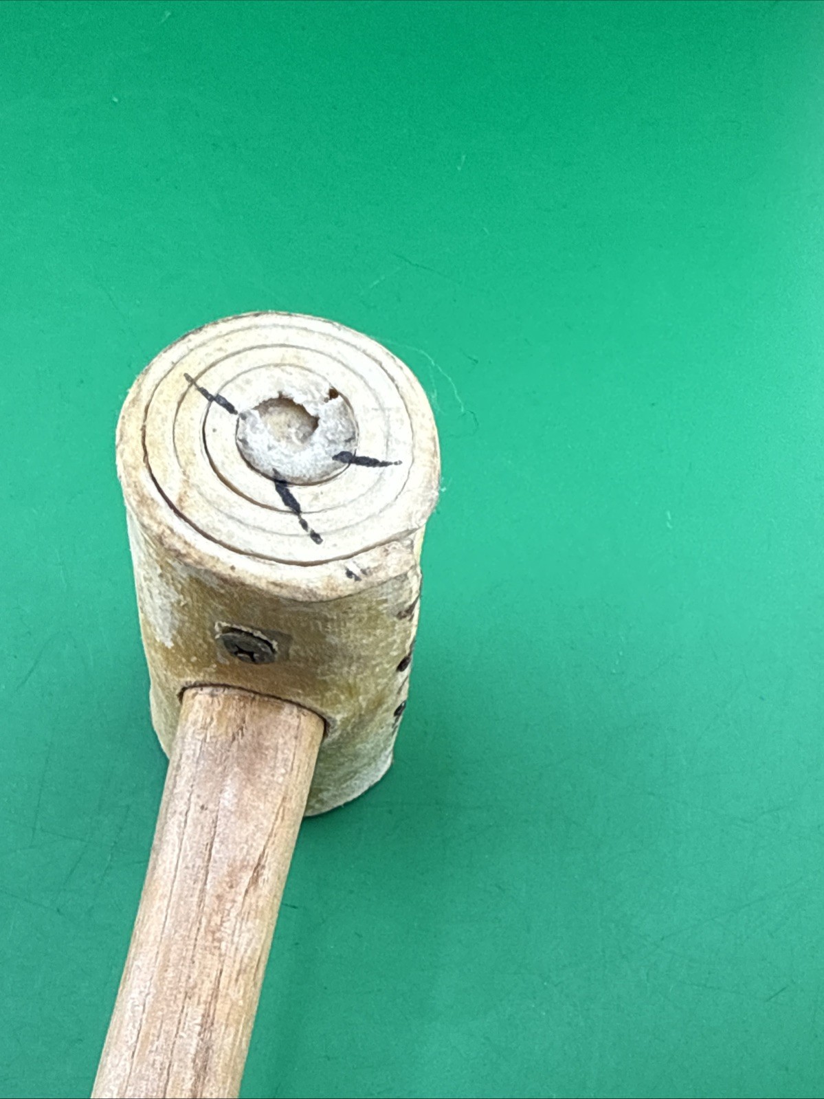 Rawhide Mallet 8.2 oz Total Weight 1-3/4”x3" 11-1/4” Long Medium size See Photos