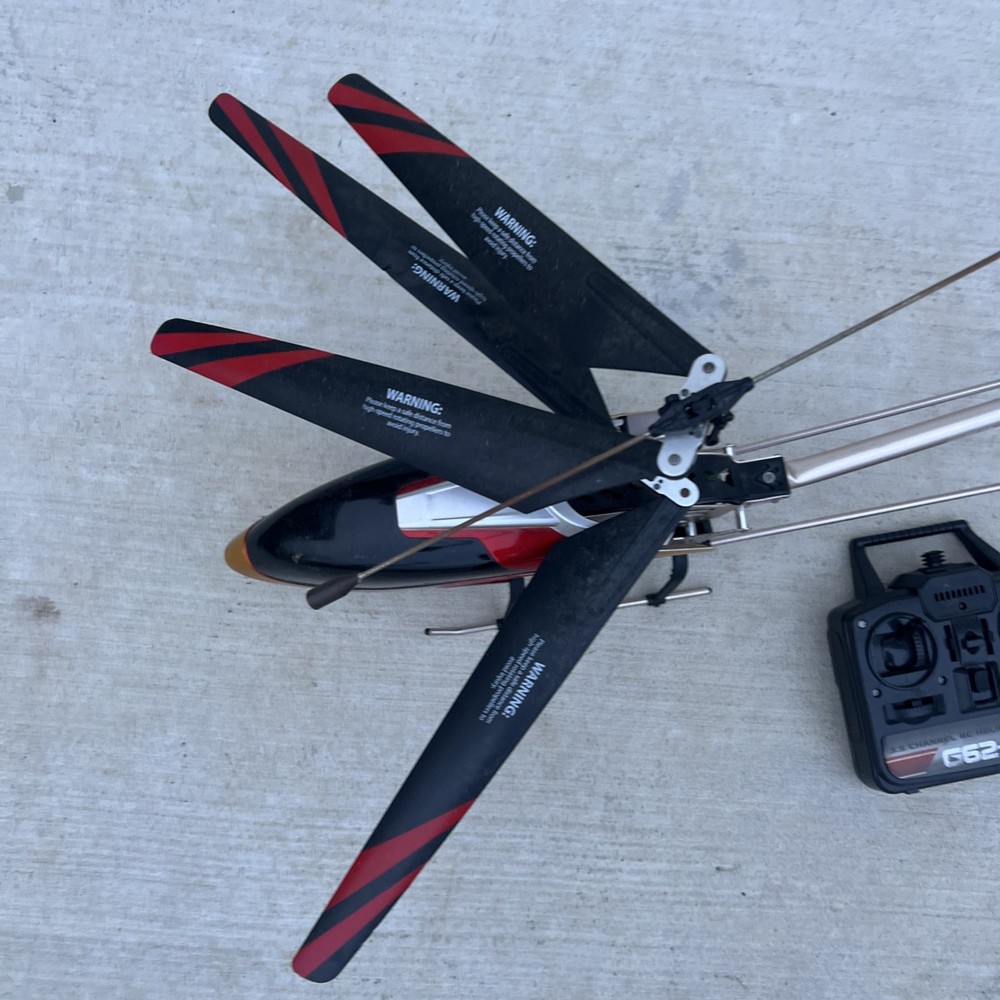 RC HELICOPTER G62-XX Pro UNKNOWN BRAND BIND AND FLY (BNF) Untested