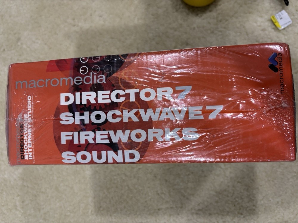 Macromedia Director 7 Shockwave Internet Studio Education Version NEW SEALED!