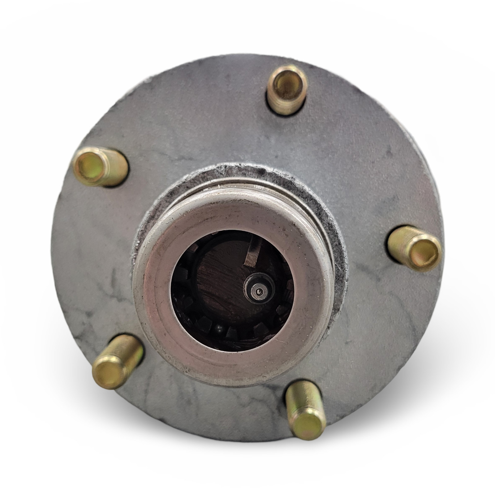 Knott 2500lb 65 in Hub Face Galvanized Square Boat Trailer Axle 5 Lug Idler Hubs