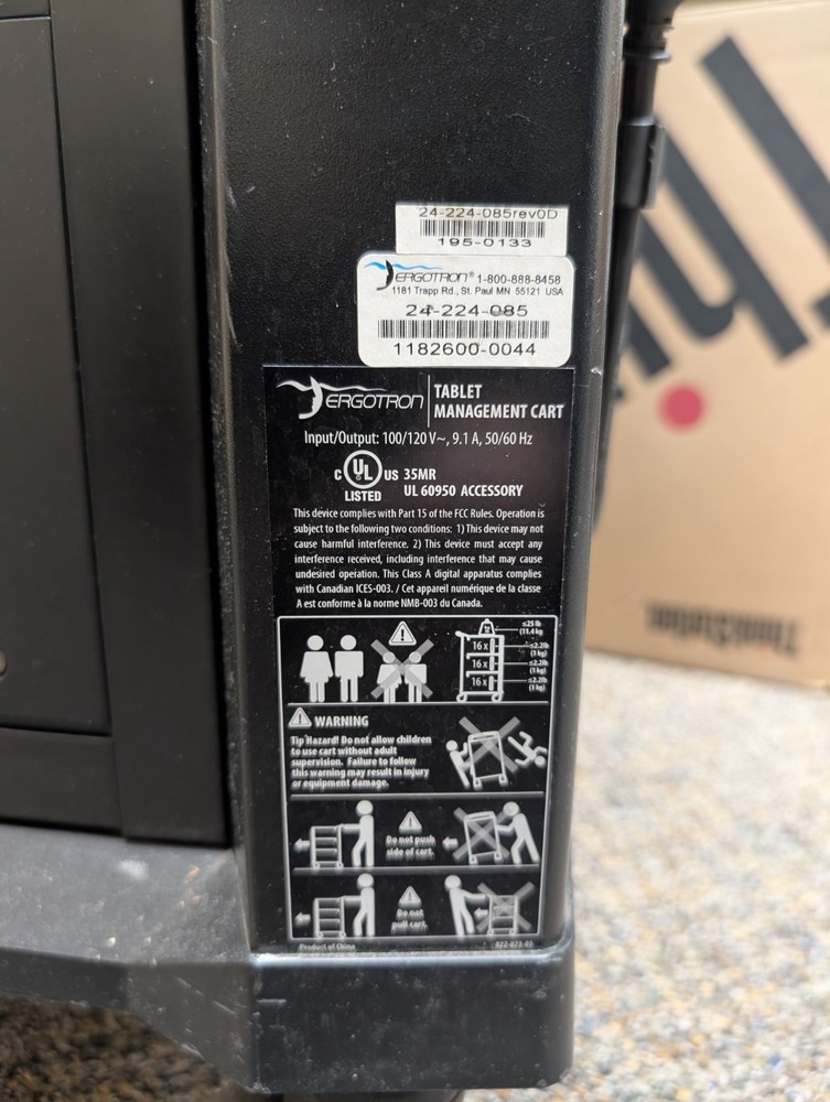 Ergotron Tablet (iPad) Management Cart