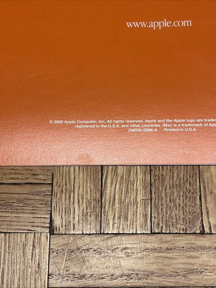 Vintage Apple iMac User's Guide & Setup Booklets (2)