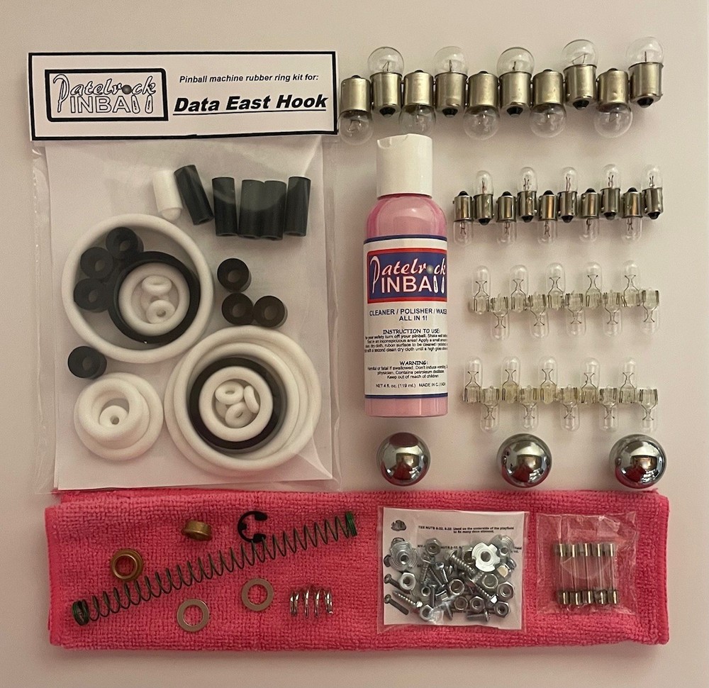 1992 Data East Hook Pinball Machine Maintenance Tune Up Kit