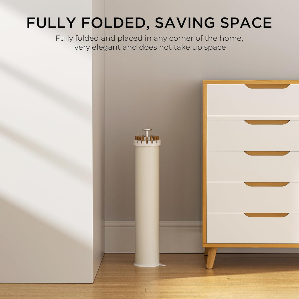 Tripod Clothes Drying Rack, Garment Rack Portable and Foldable Space Saving Laun