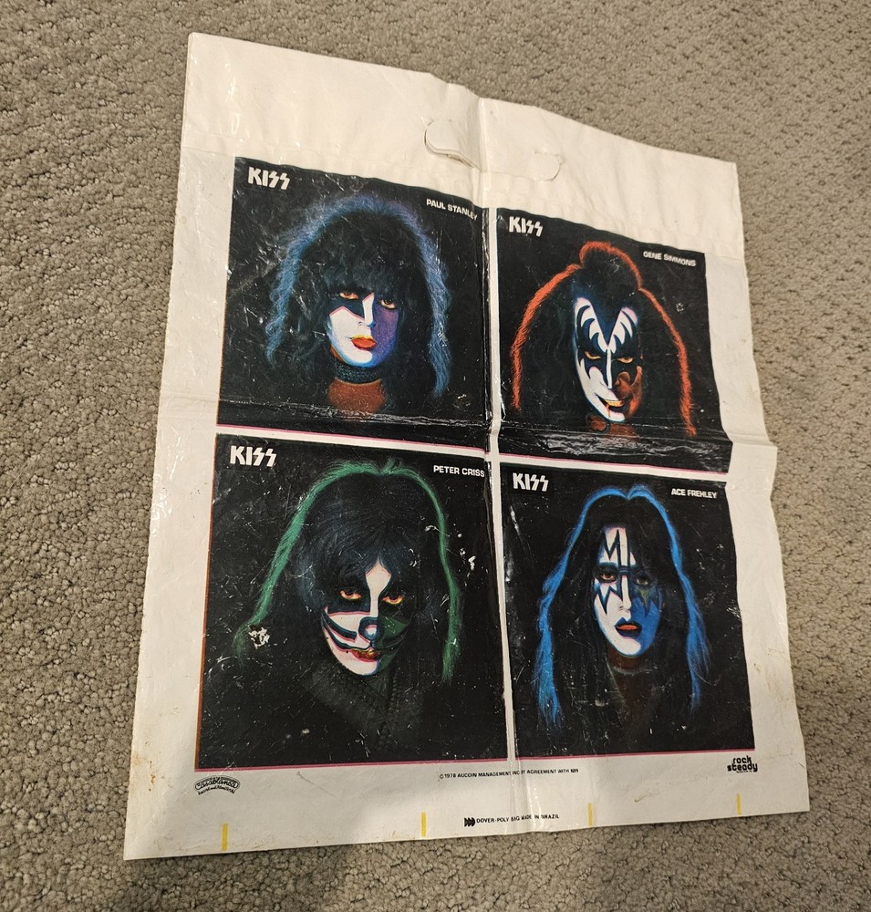 KISS 1978 SOLO PROMO BAG  13.5"X15.5"