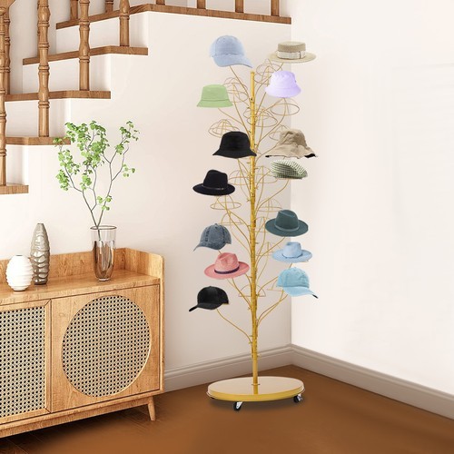 35-hanger Hat Display Stand, Hat Display Rack , Floor-Standing Holder Stand